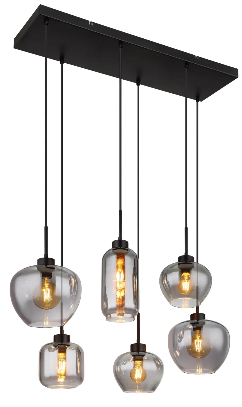 Globo Hängeleuchte 6-flg., 43 x 120 x 87 cm