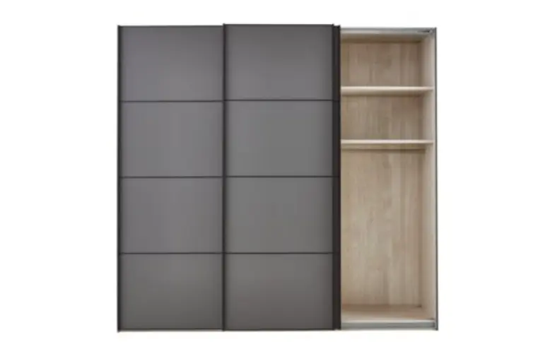 Wiemann Schwebetürenschrank Phänix Lava inkl. Zusatzausstattung 250x217x67 cm