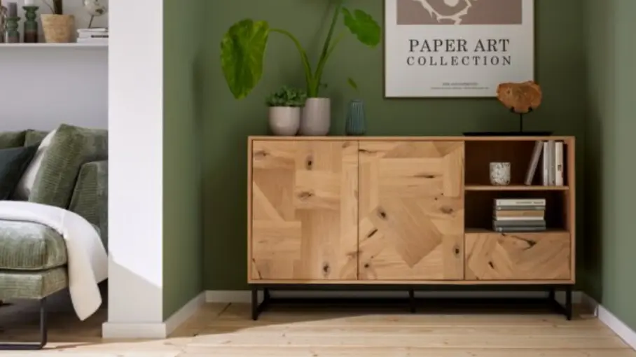 Roomio No. 2002 Sideboard Eiche natur ca. 140x78x42 cm Roomio No. 2002 Sideboard Eiche natur ca. 140x78x42 cm