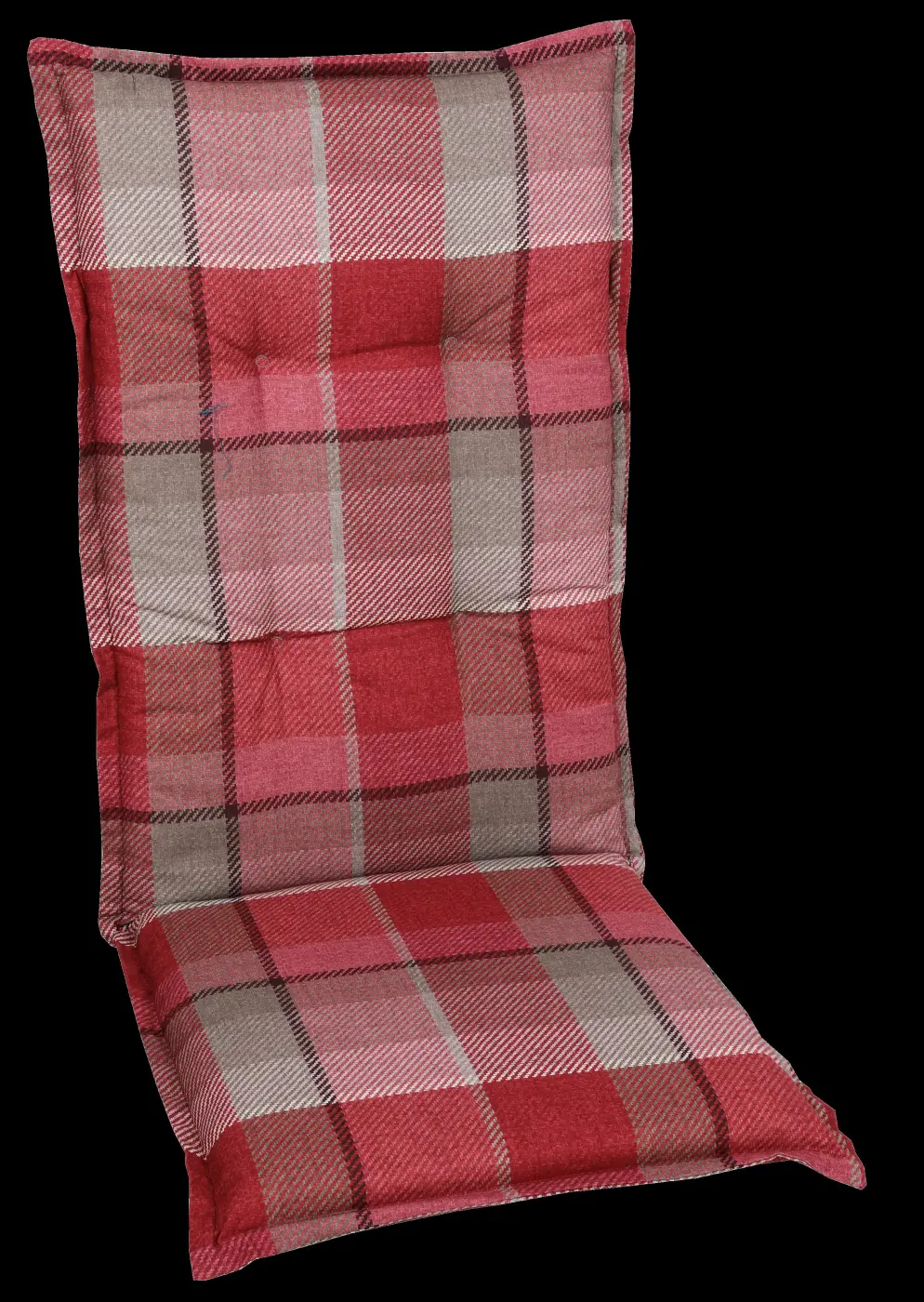 Go-De Sesselauflage hoch Rot ca. 120x50x6 cm