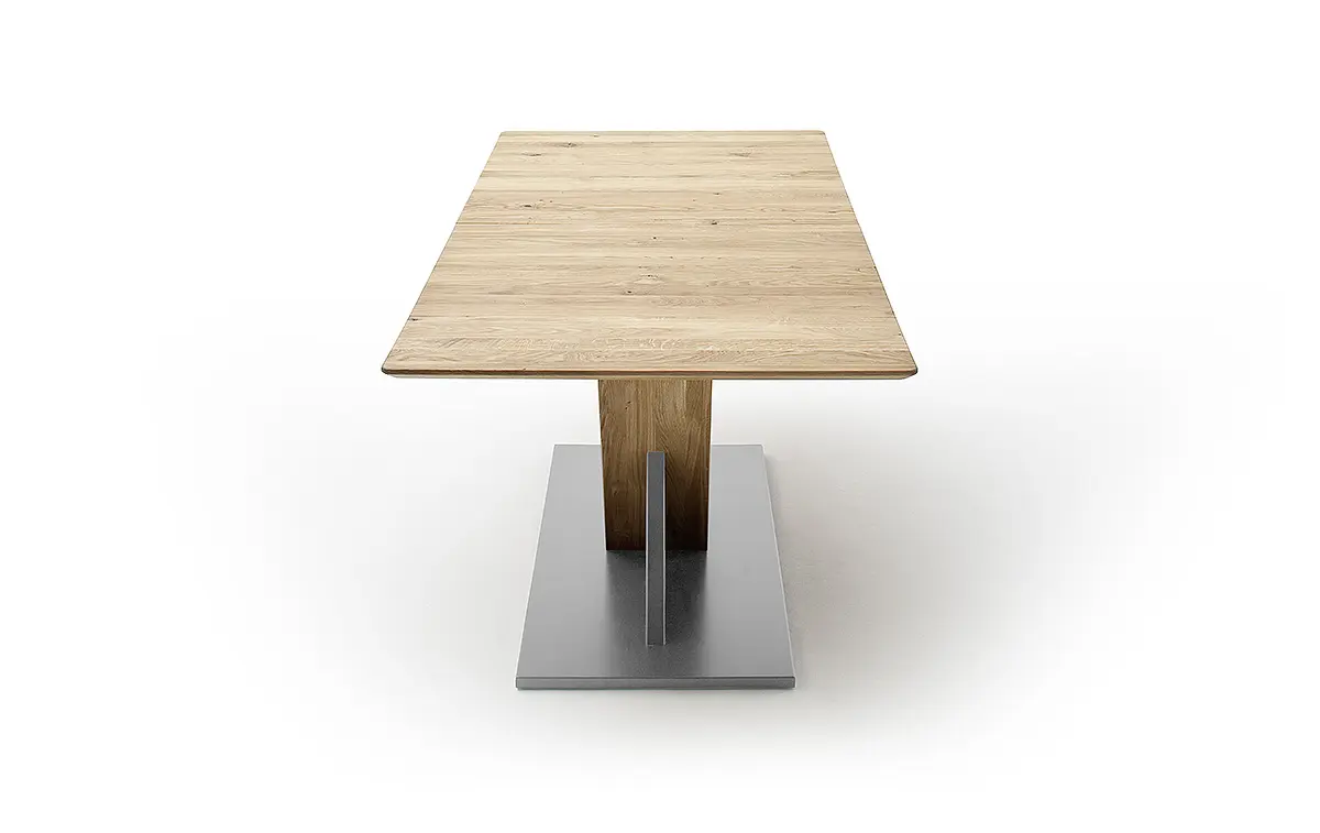 MCA Tisch mit Säule Wildeiche ca.180x77x90 cm
