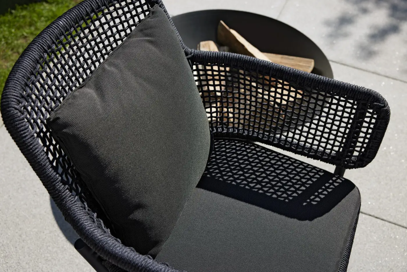 Interliving Rückenkissen Serie 7002 40xx40 cm Anthrazit