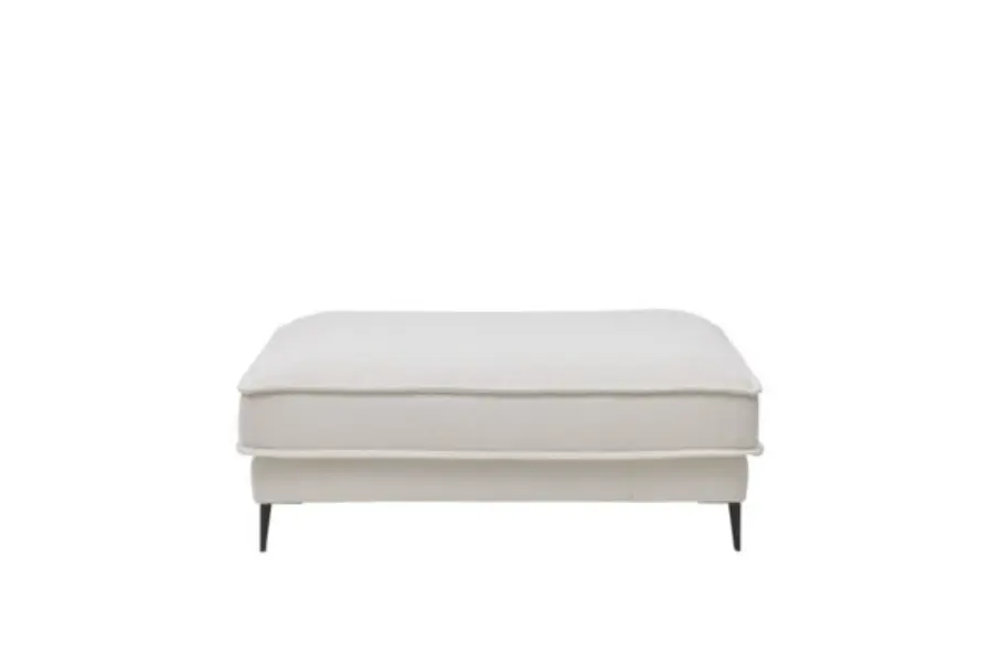 Roomio No. 4105 Hockerbank Loop white, ca. 90x120 cm