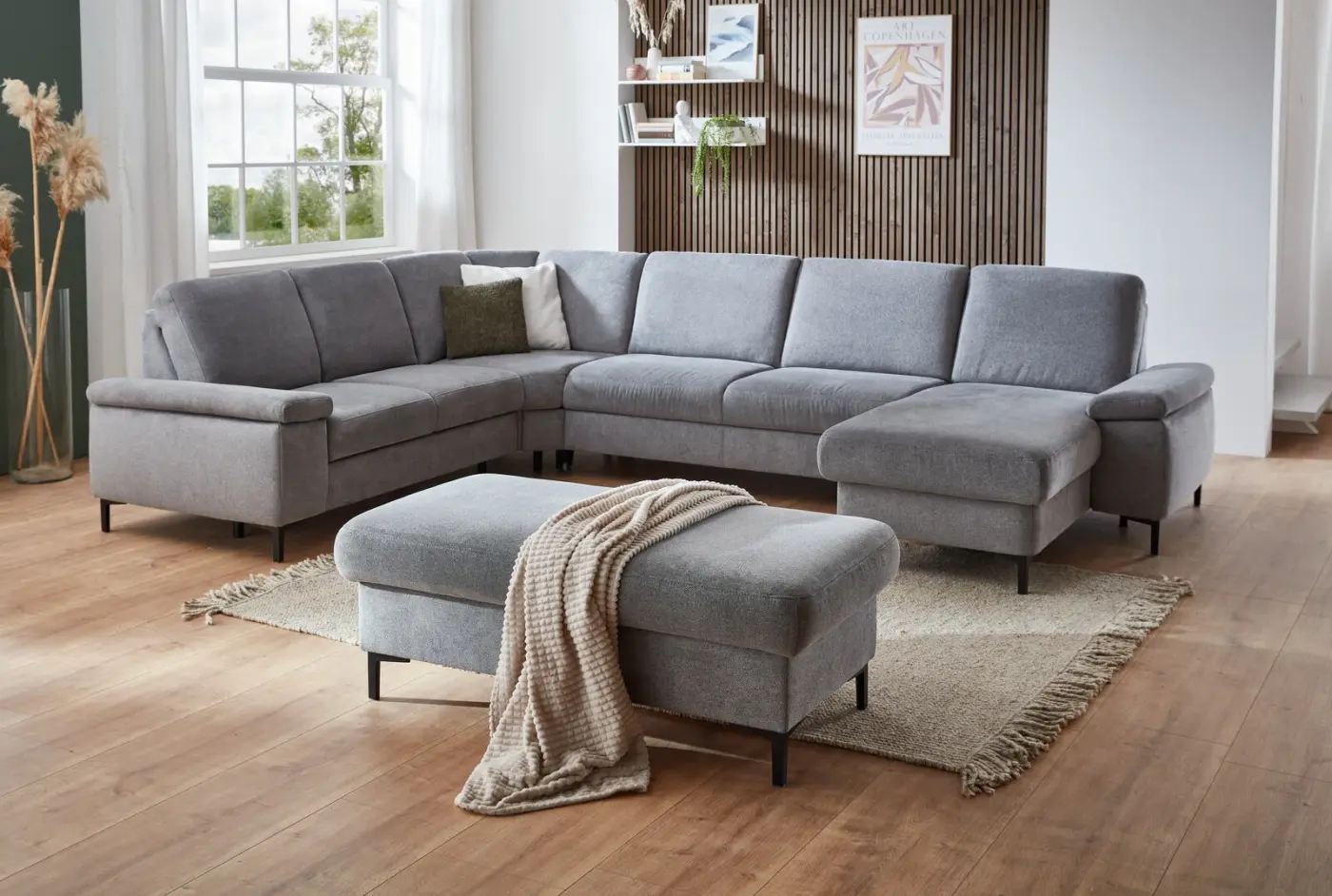 Zehdenick Garnitur MM-ZE1129 Grau 259x207 cm