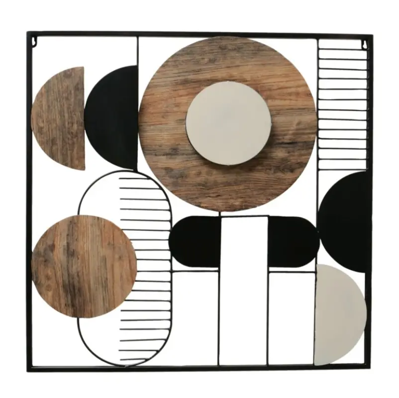 Boltze Wandobjekt Canio Braun/schwarz ca. 66x66 cm