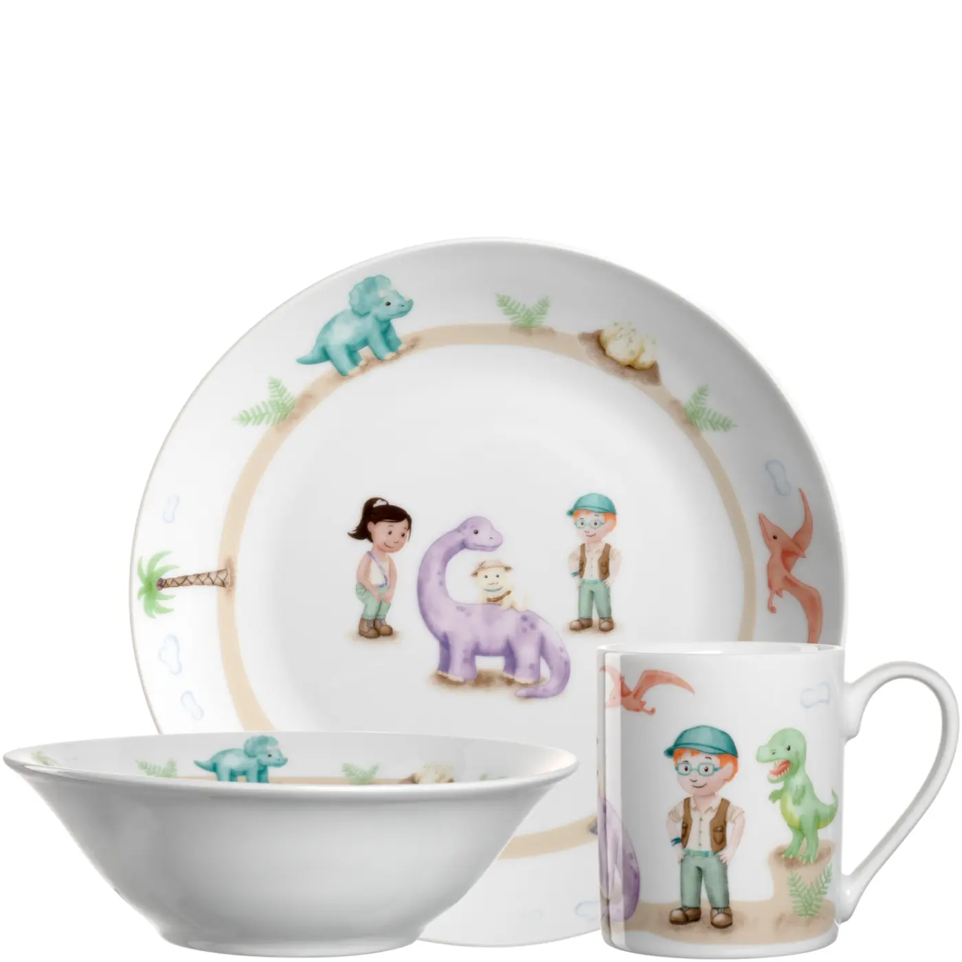 Leonardo Kindergeschirr BAMBINI AVVENTURA Dino