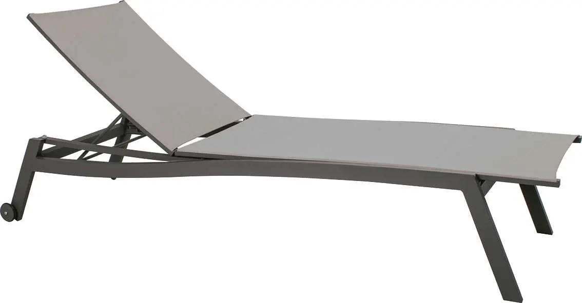 Stern Rollenliege Allround Anthrazit Bezug Silber