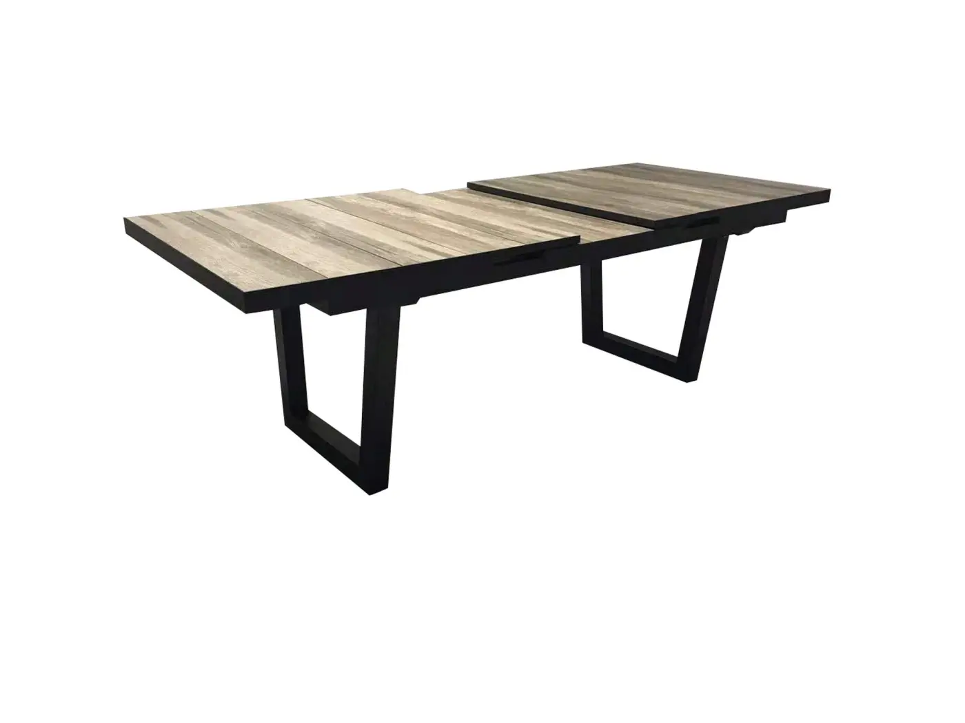 LC Garden Ausziehtisch Komido ca. 200-260x100x76 cm Holzoptik Braun