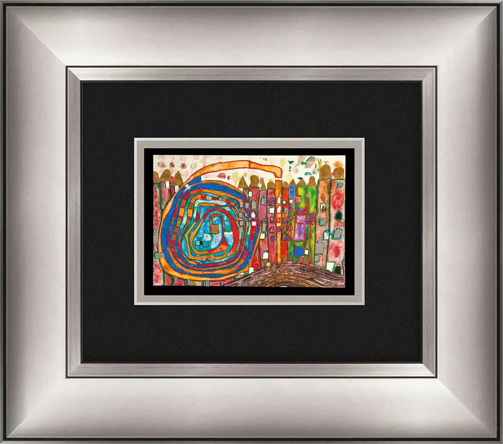 ars graphica Individual Art - Hundertwasser: Who has eaten..