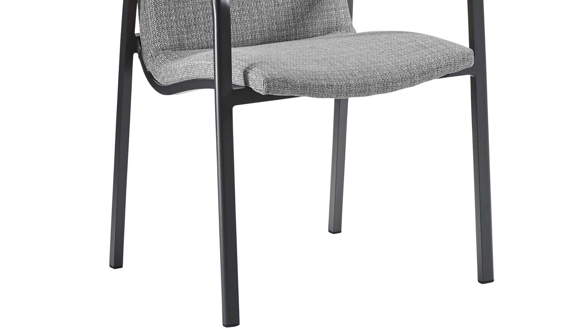 Best Dining-Sessel Positano Hellgrau/Anthrazit ca. 57x86x63 cm 