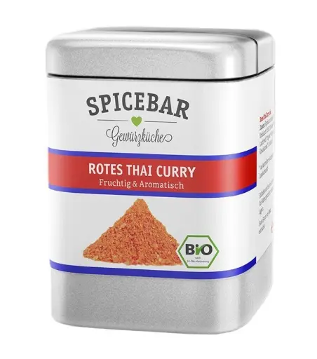 GEFU Spicebar Rotes Thai und Curry Gewürzmischung BIO 90g