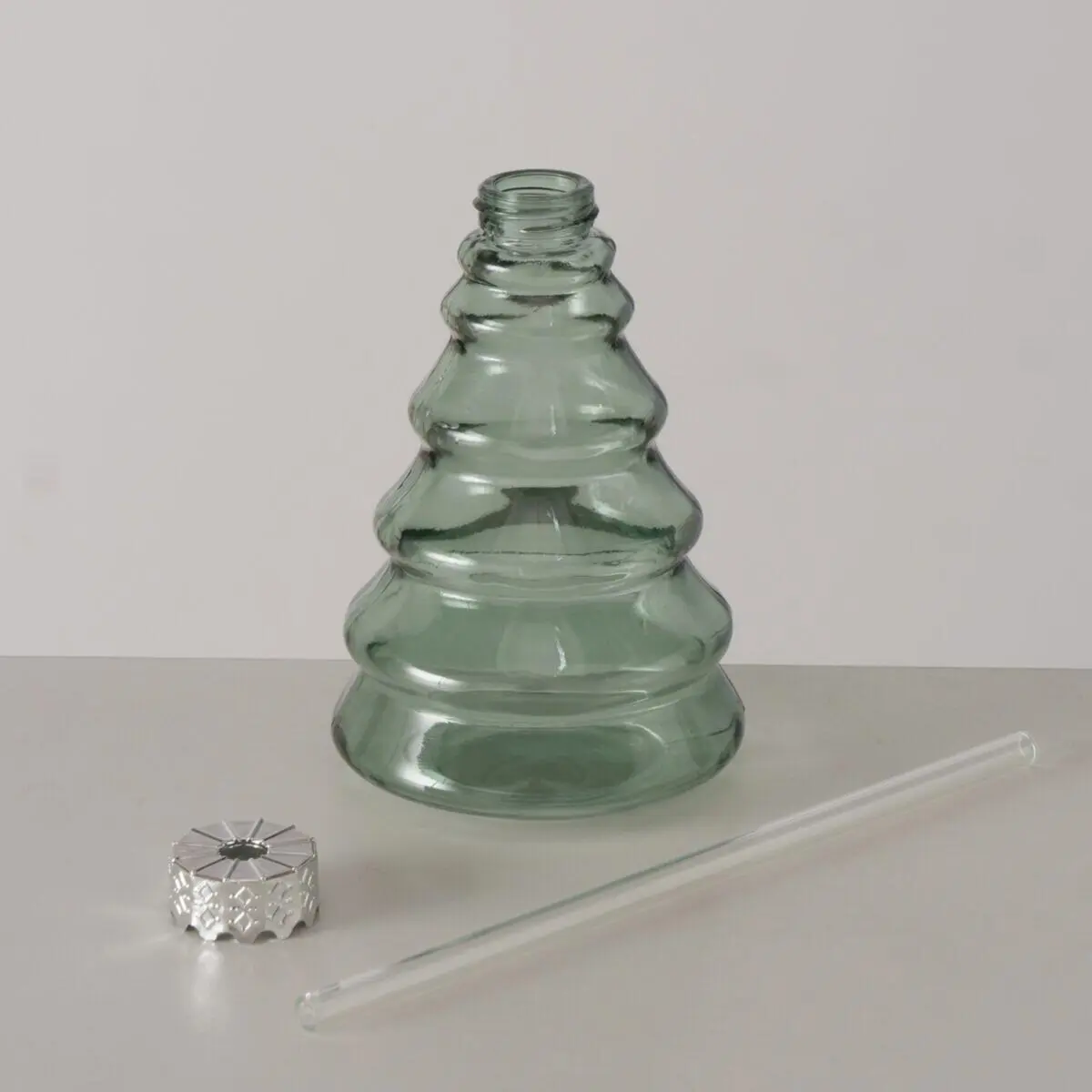 Boltze Partybecher Treano in Baumform 290 ml grün inkl. Strohhalm