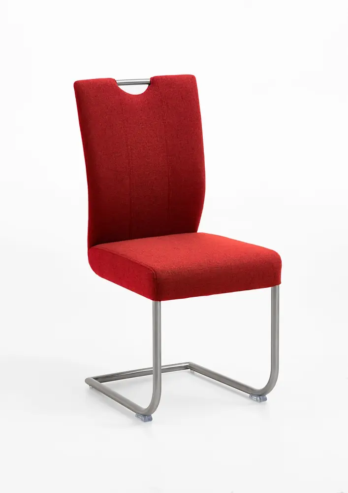 Niehoff Schwingstuhl gepolstert mit Griff Bordeaux