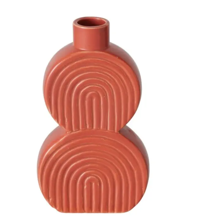 Boltze Vase Brenda Orange 20 cm