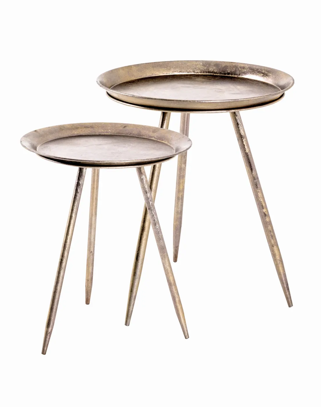HAKU Beistelltisch Hans 2 bronze