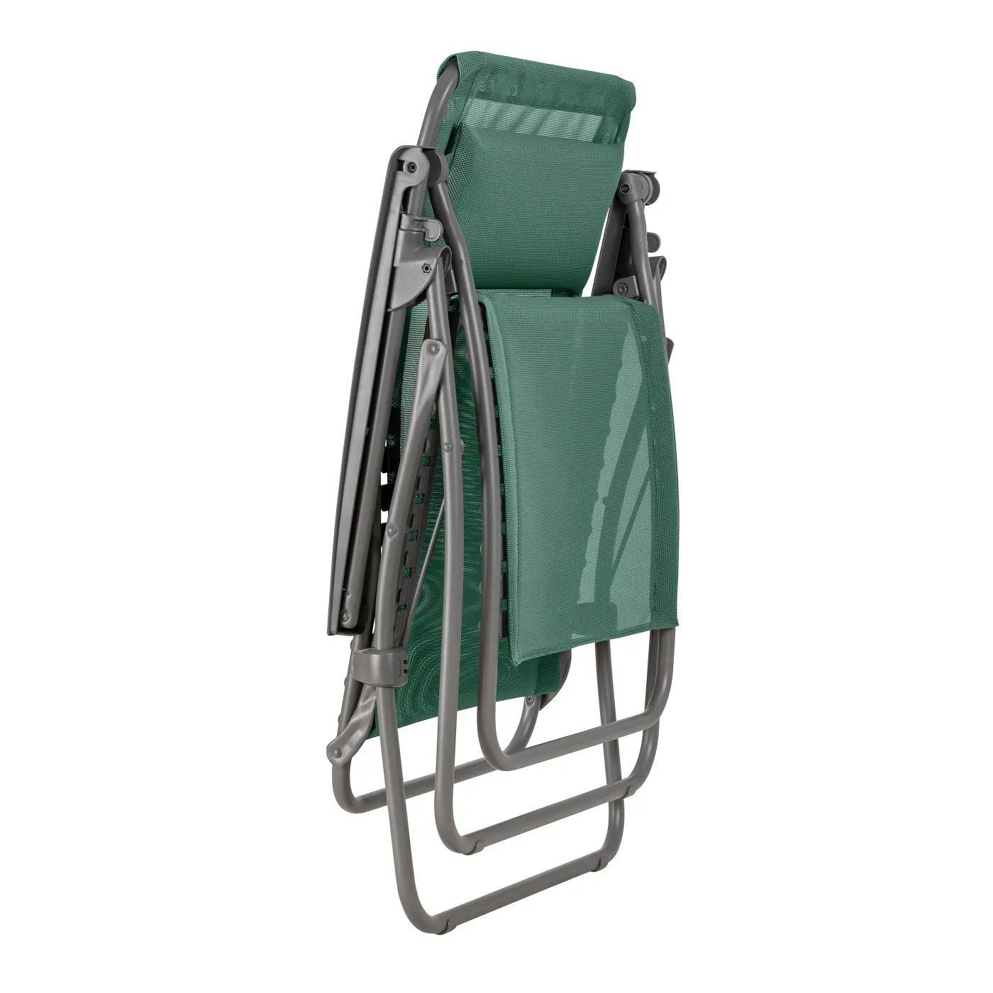 Lafuma Liegestuhl Zen Foret/Grau ca, 70x85-162x82-115 cm 
