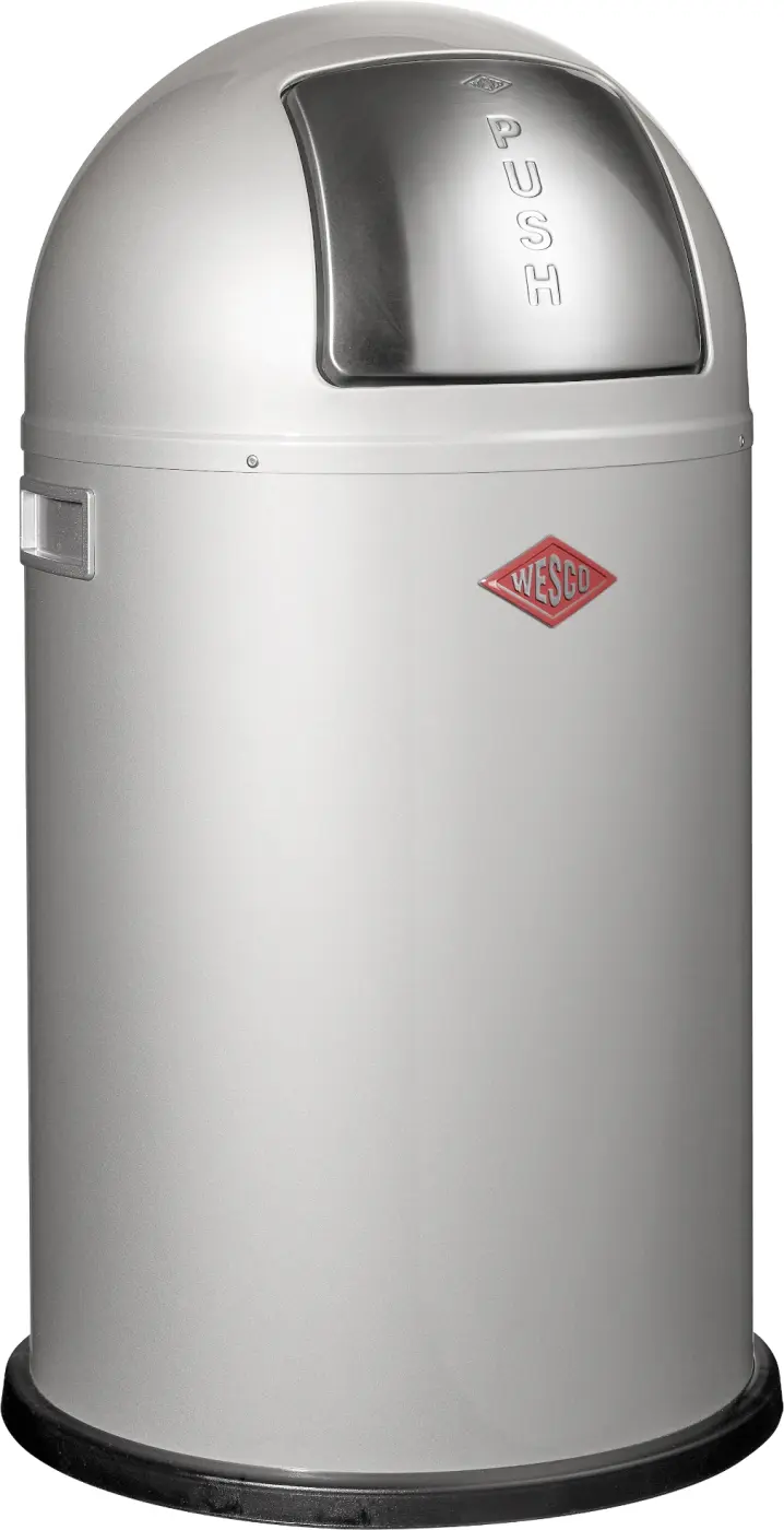 WESCO PUSHBOY JR Abfalls. silber Abfallsammler 22 ltr