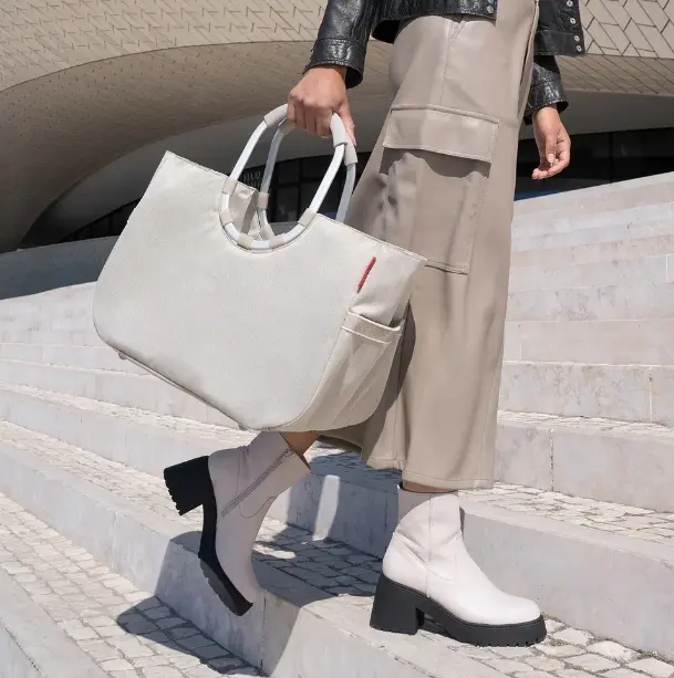 Reisenthel Loopshopper L herringbone sand