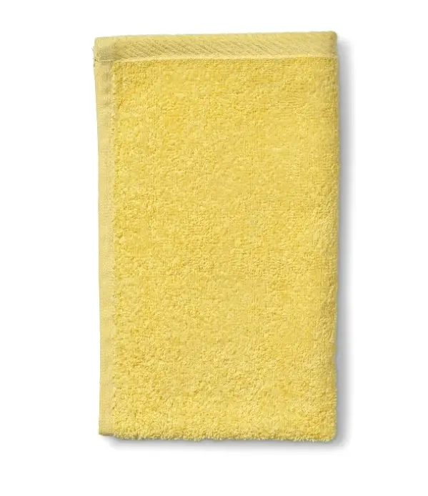 Kela Gästehandtuch Ladessa Sonnengelb 30x50 cm