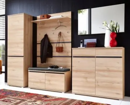 Germania Garderobenschrank 3476 562 Anthrazit/Navarra Eiche Nb.