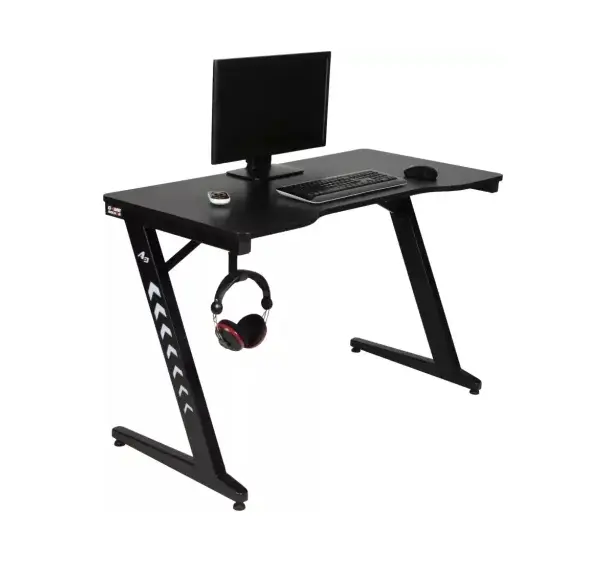 Duo Collection Schreibtisch Game-Rocker GT-20 No.2 Schwarz, belastbar bis 80 kg