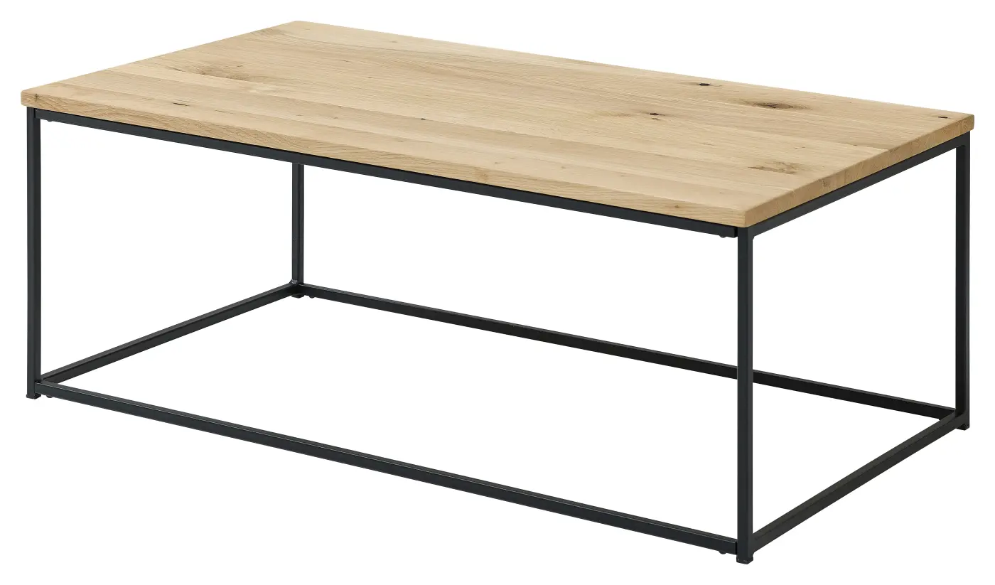 Stolkom Couchtisch Thor Eiche Massiv ca. 110x40x60 cm