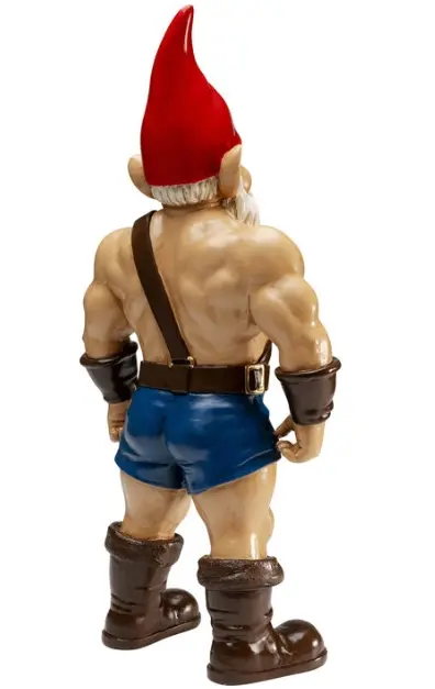Kare Design Muscle Zwerg hockend 60x30x15.5 cm