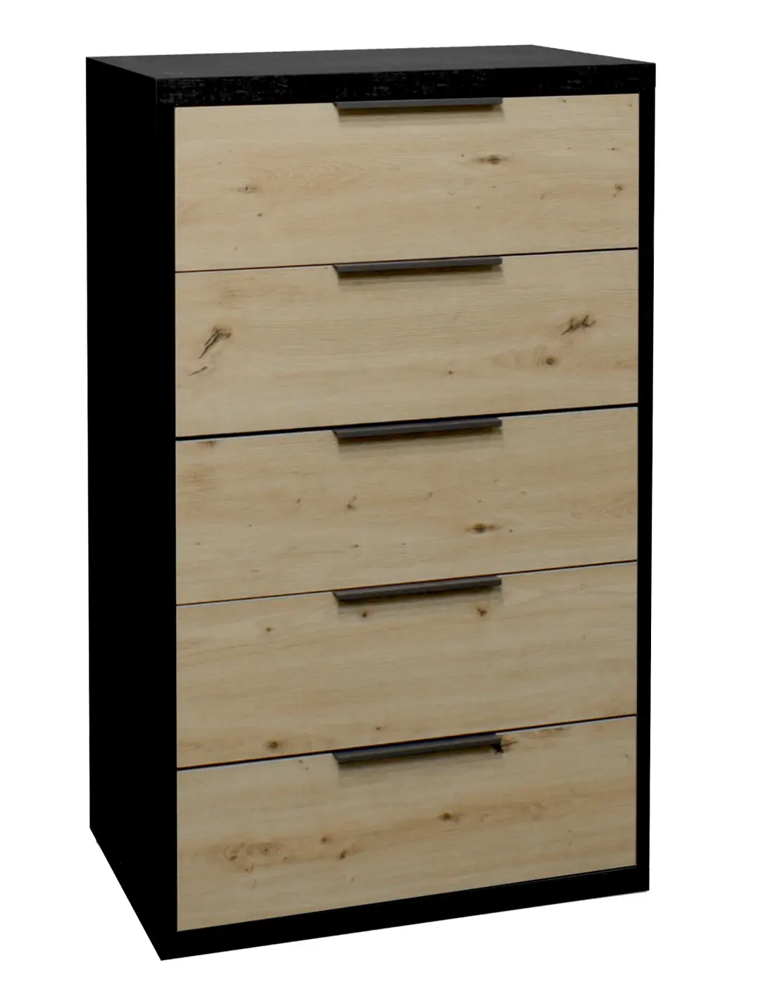 Mäusbacher Kommode Clyde flamed wood black / asteiche Mäusbacher Kommode flamed wood black / asteiche