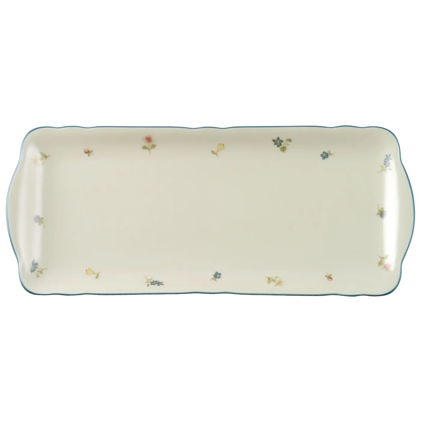 Seltmann Kuchenplatte eckig Marie Luise Streublume 34,5x15 cm