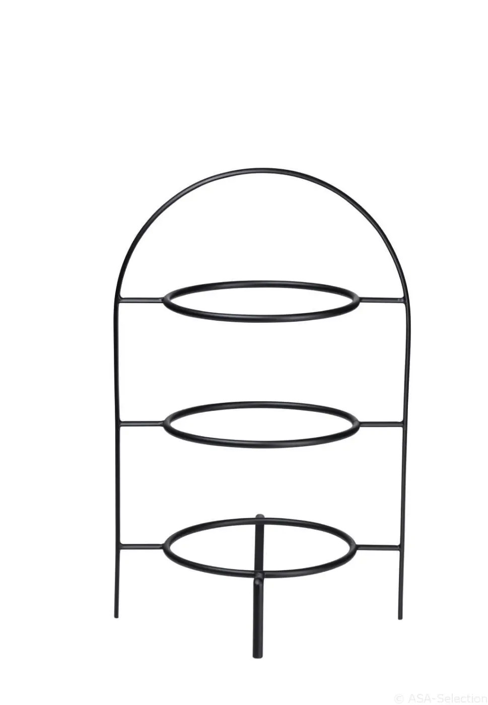 ASA Etagere 3-stufig für Dessertteller Ligne Noire 21x37 cm