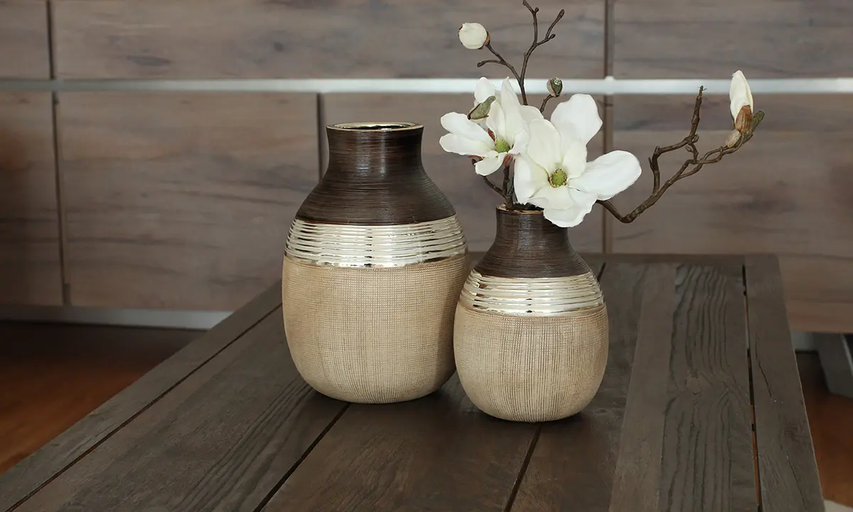 Macrander Keramik Flaschenvase "Bradora