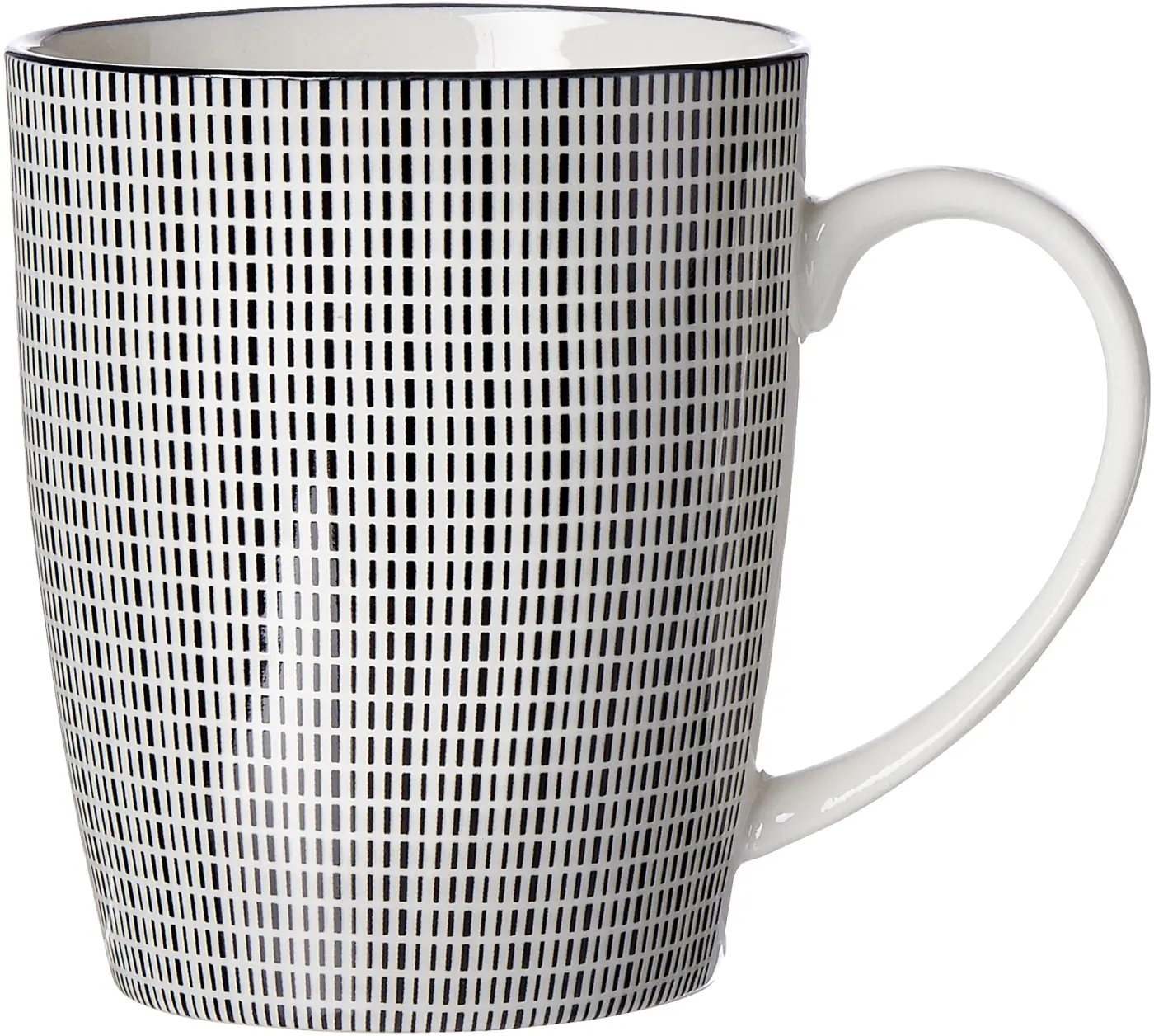 Ritzenhoff Henkelbecher Takeo 350 ml Schwarz/Weiß