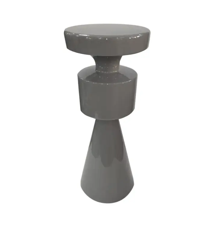 LC Wholesaler Dekotisch Grau 30x30x75 cm