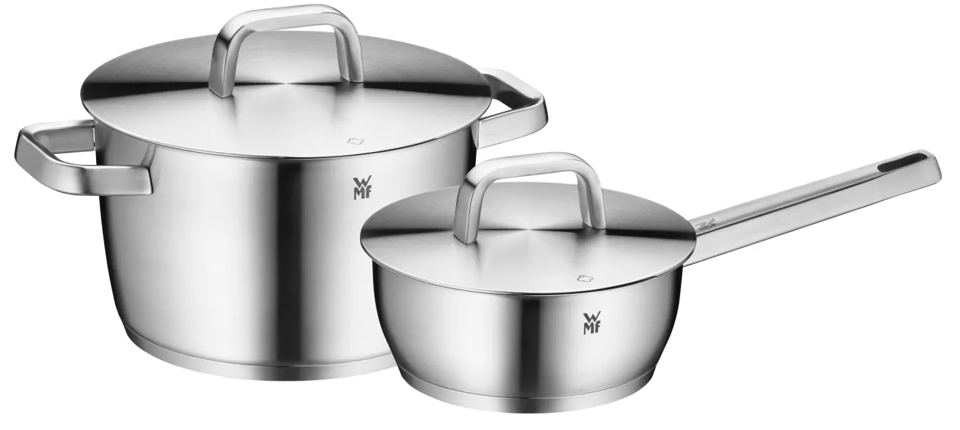 WMF Iconic Edelstahl Topf-Set, 2-teilig Stielkasserolle