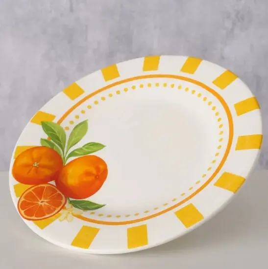 Boltze Teller Orangy ca. 20,4 cm