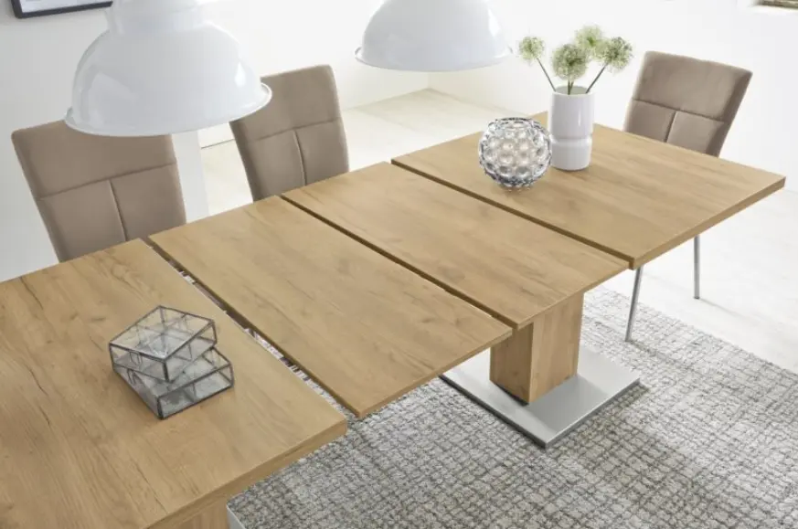 Niehoff Ausziehtisch mit Synchronauszug Multi Decor San Remo ca. 140(220)x90 cm