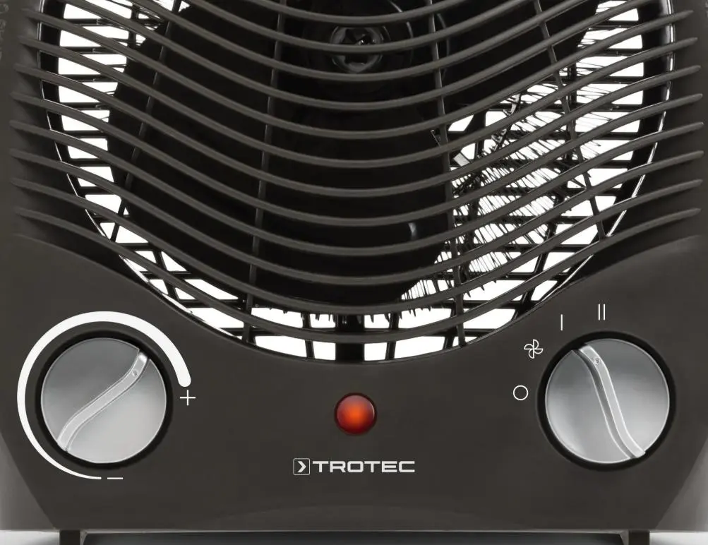 Trotec Heizlüfter TFH 20 E Standgerät, 2000 Watt, 2 Heizstufen, Kaltstufe
