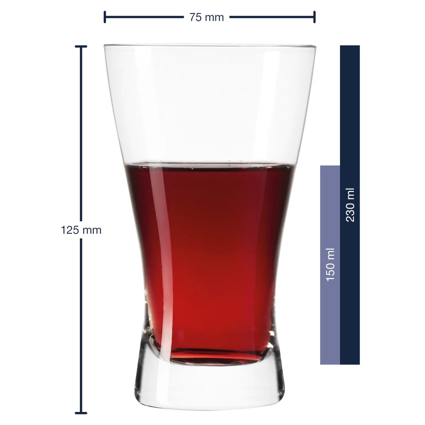 Leonardo Trinkglas TAZIO 230 ml klar