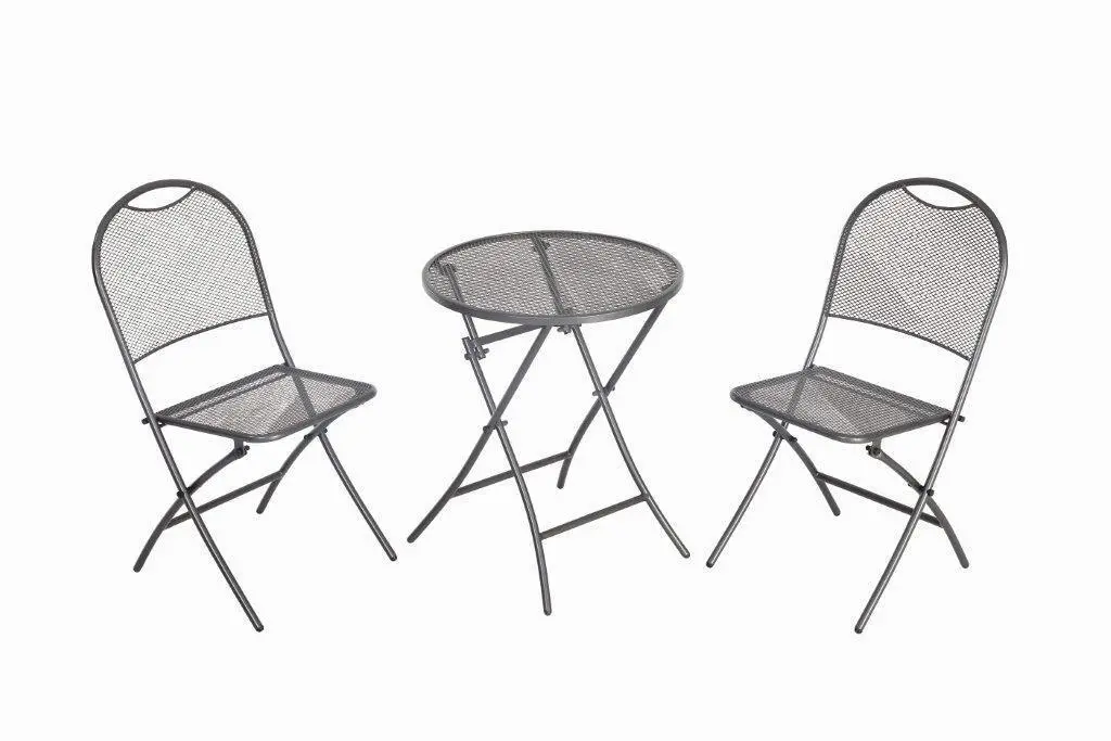 MWH Balkon-Set Café Latte Streckmetall 