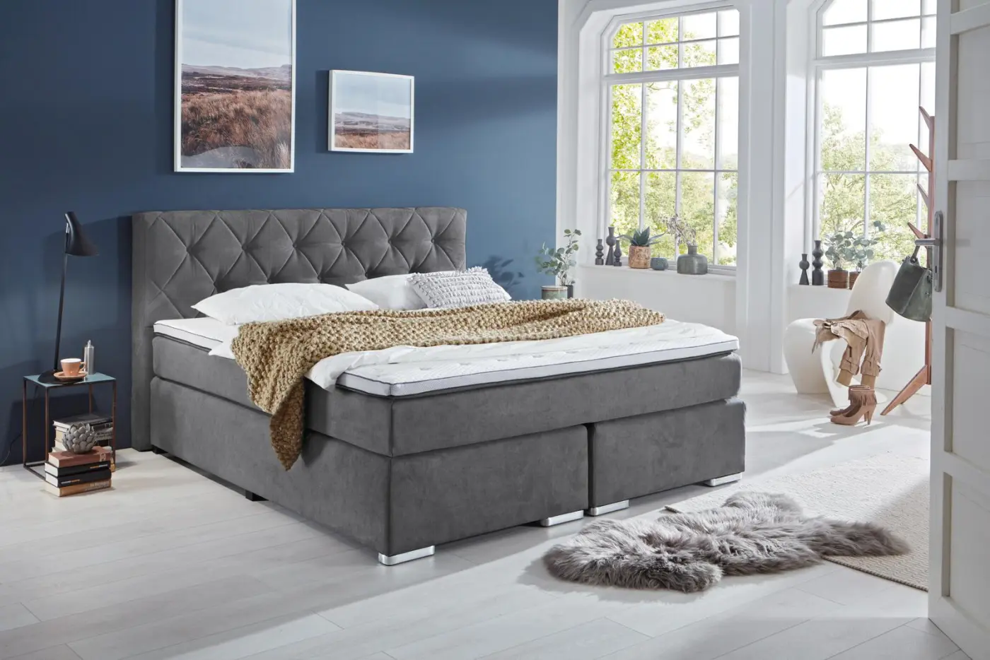 Sun Garden Boxspringbett. 180 x 200 cm 50444-715 Cashmere 19