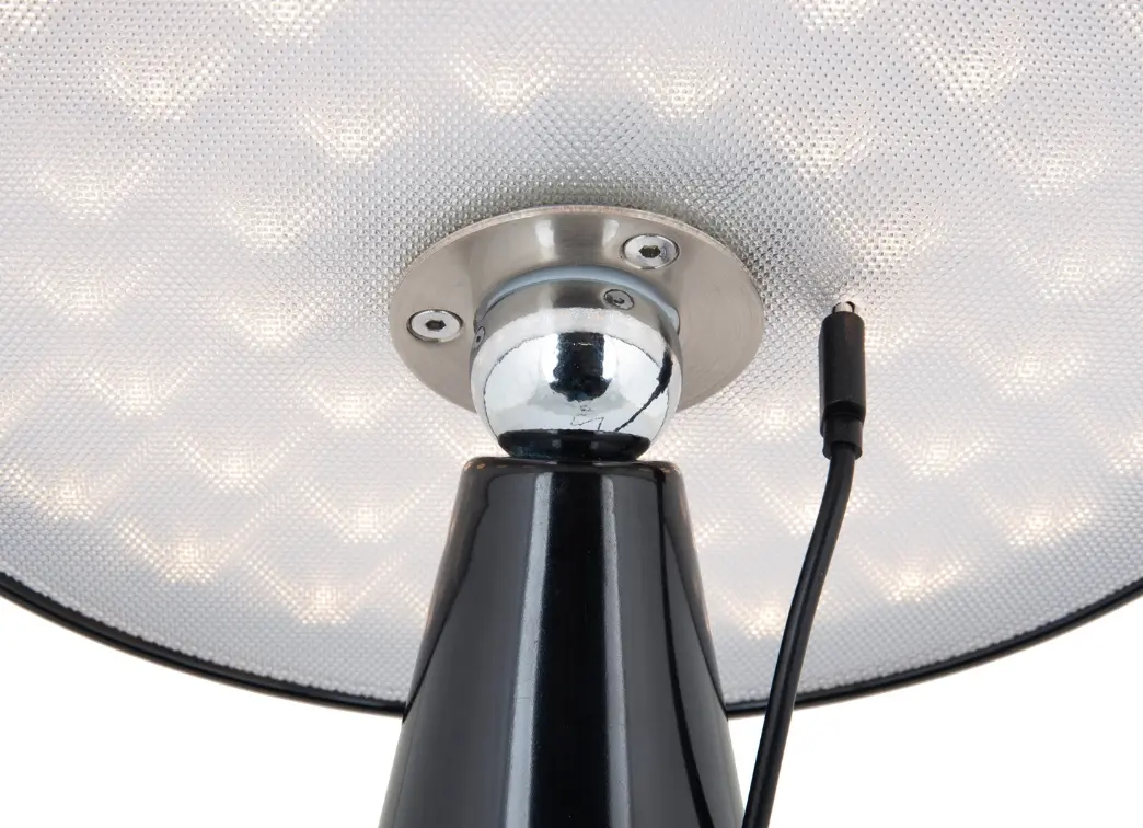 Present Time Tischleuchte Phonebe LED schwarz ca. 23x26 cm