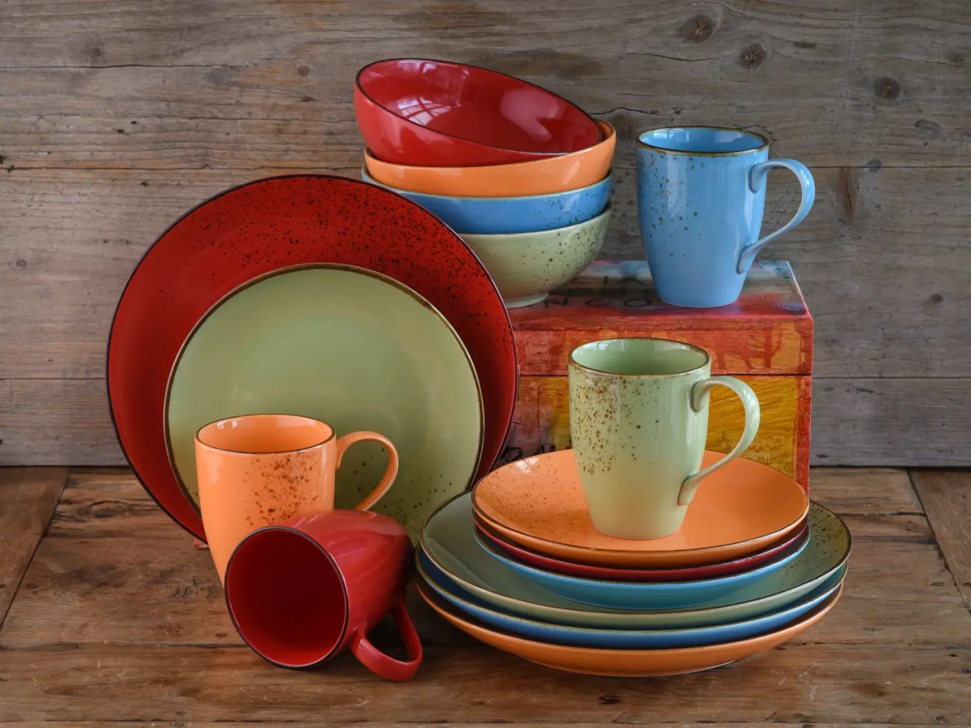 CreaTable Kombiservice 16-teilig Nature Collection Mediteran 