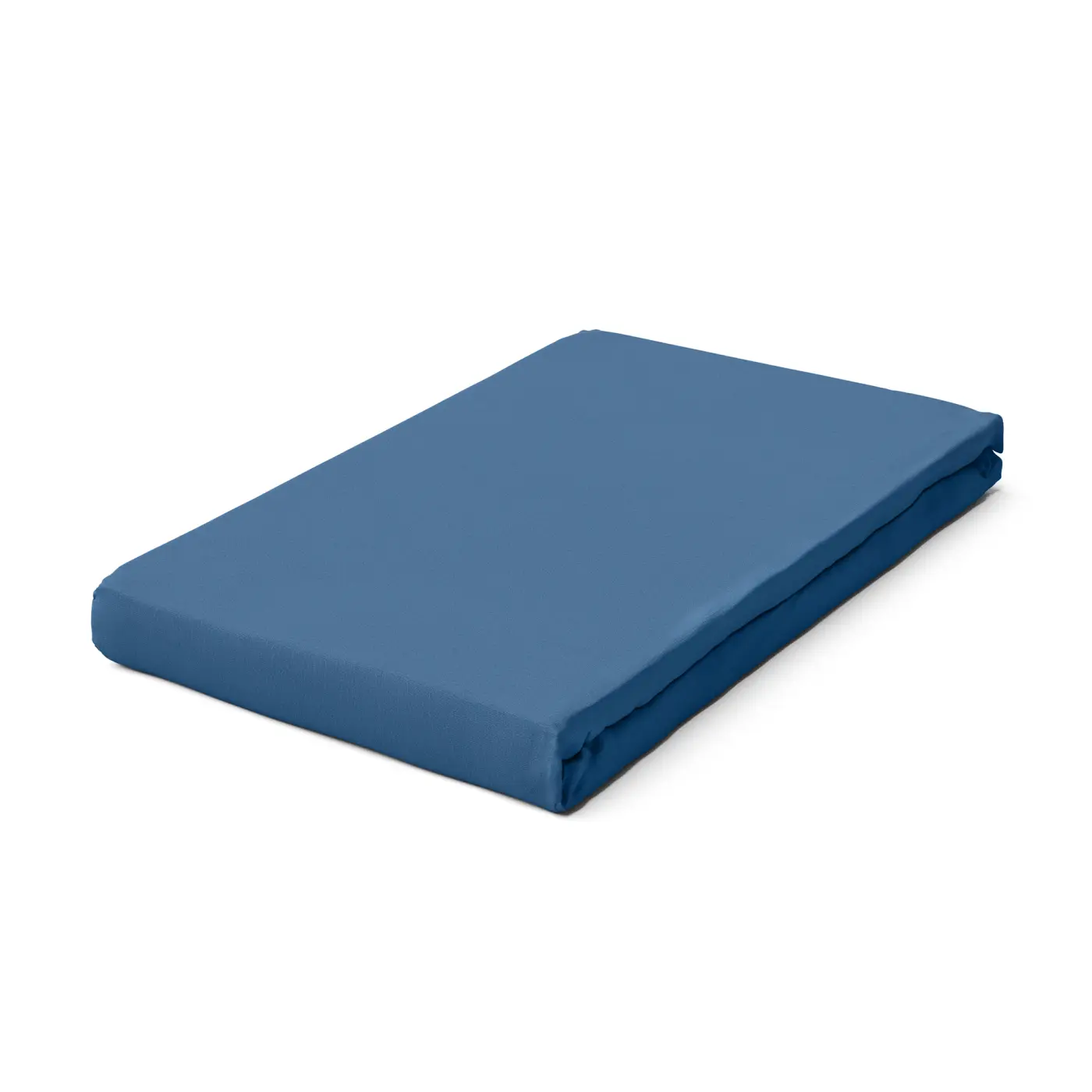 Schlafgut Spannbetttuch Pure 140x200-160x220 cm Blue Mid