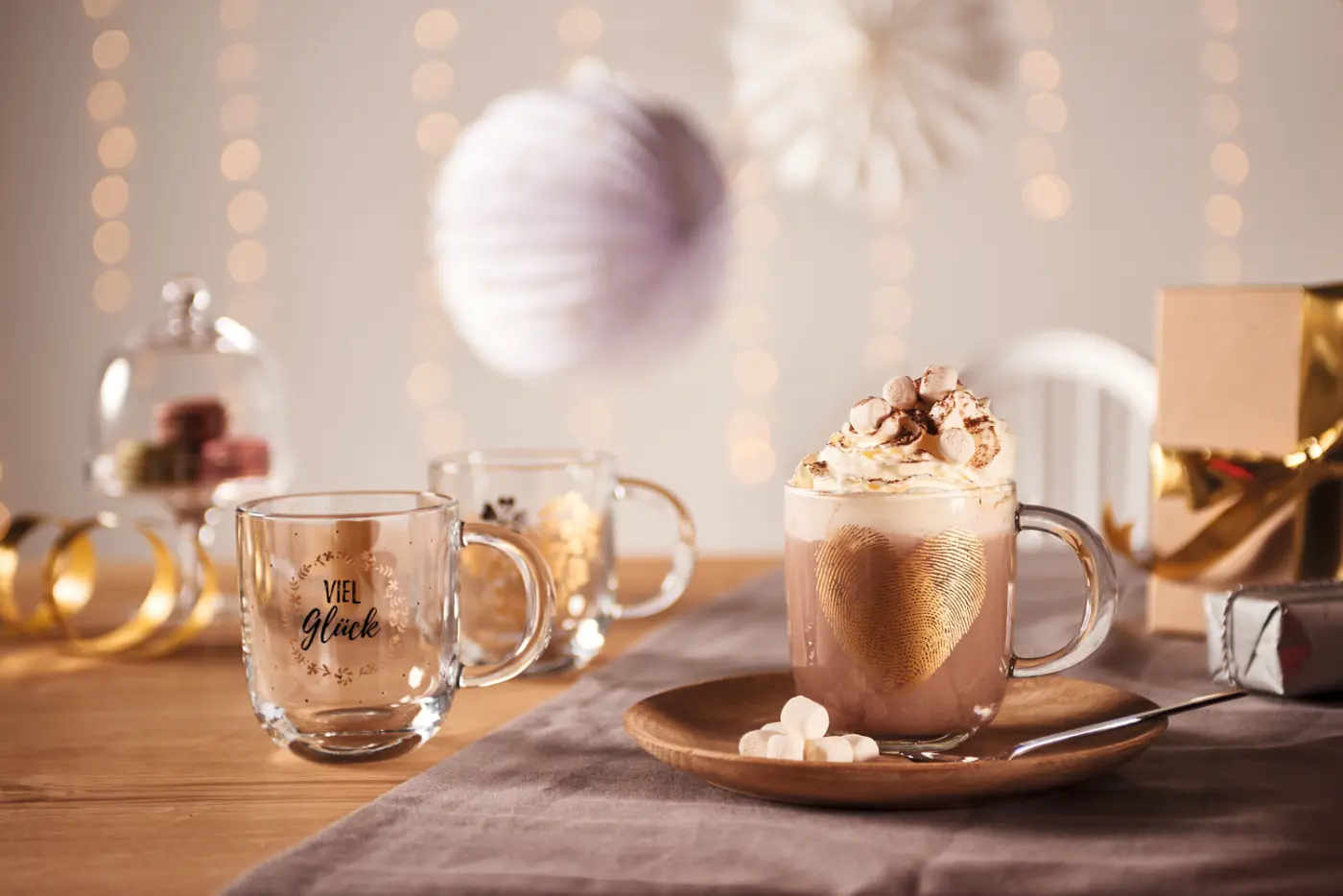 Leonardo Tasse EMOZIONE goldenes Herz 400 ml