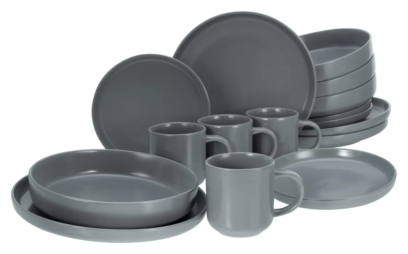 Creatable Kombiset 16-tlg  Nordic grau matt