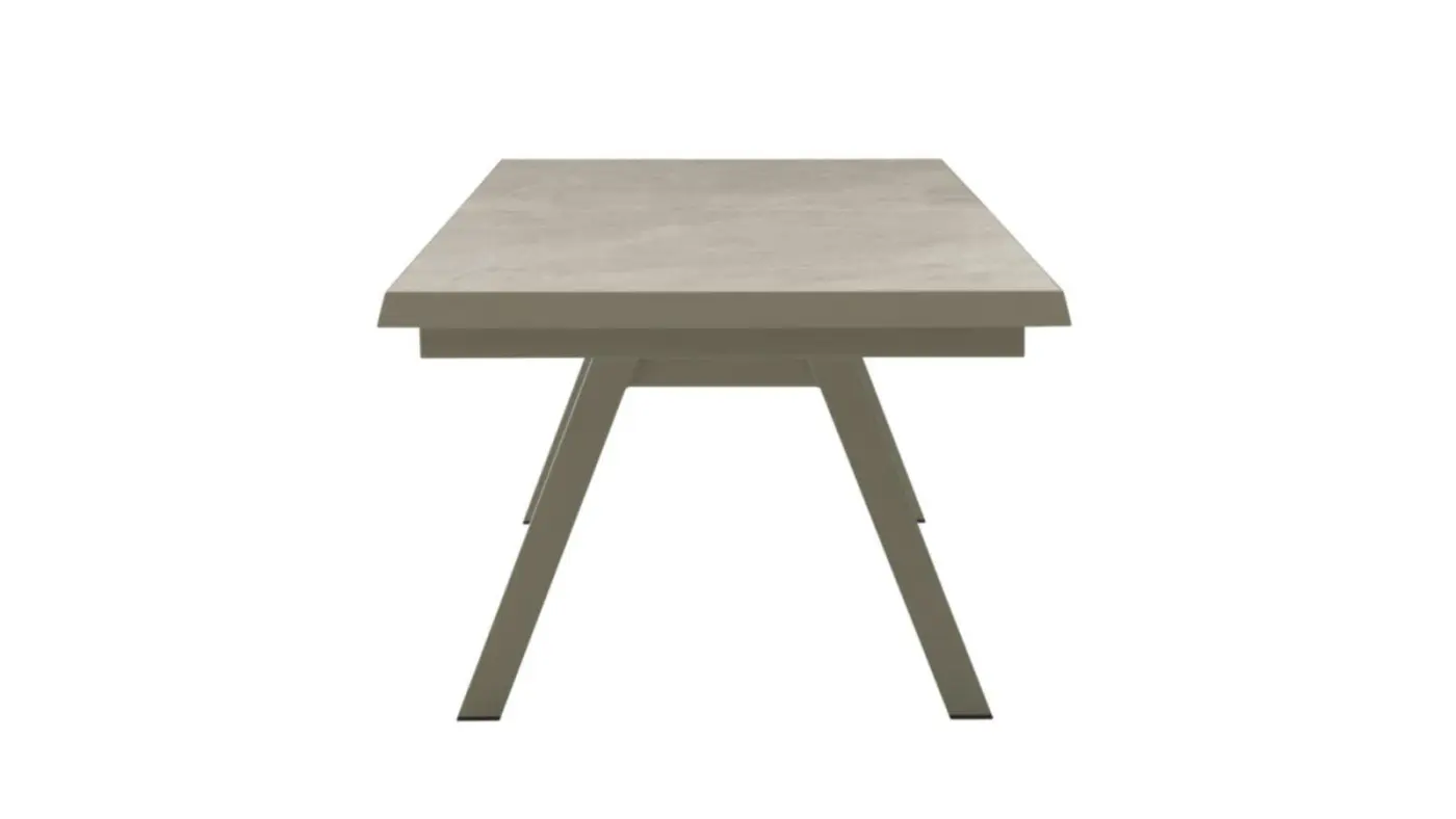 Interliving Garten Esstisch IL 7014 Alu Taupe Beton