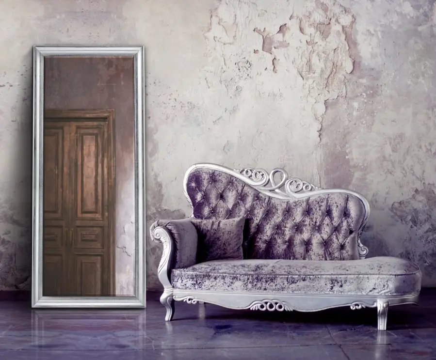 Mirrors & More Spiegel Mia Chromfarbig ca. 80x180 cm