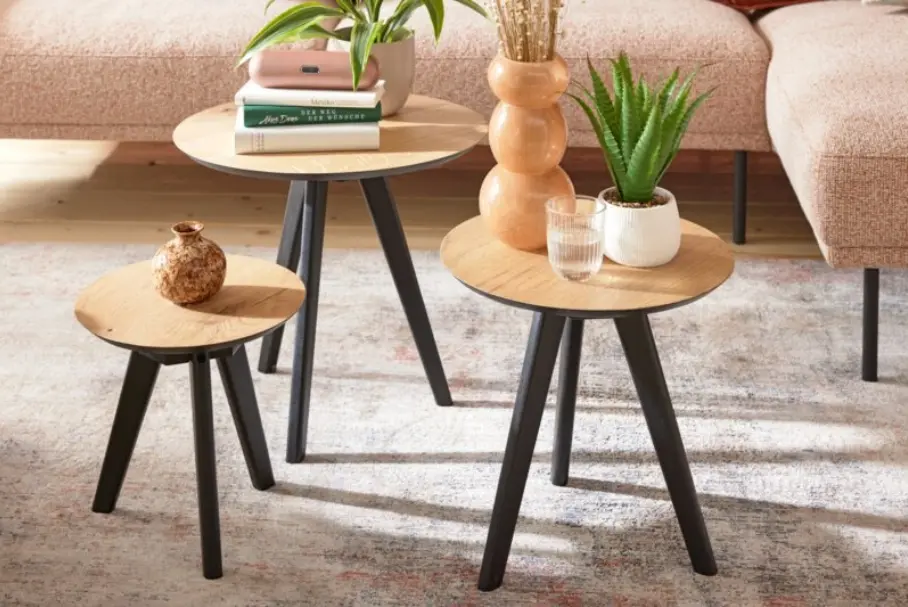 Roomio No. 2002 Couchtisch 3er-Set Eiche natur Roomio No. 2002 Couchtisch 3er-Set Eiche natur