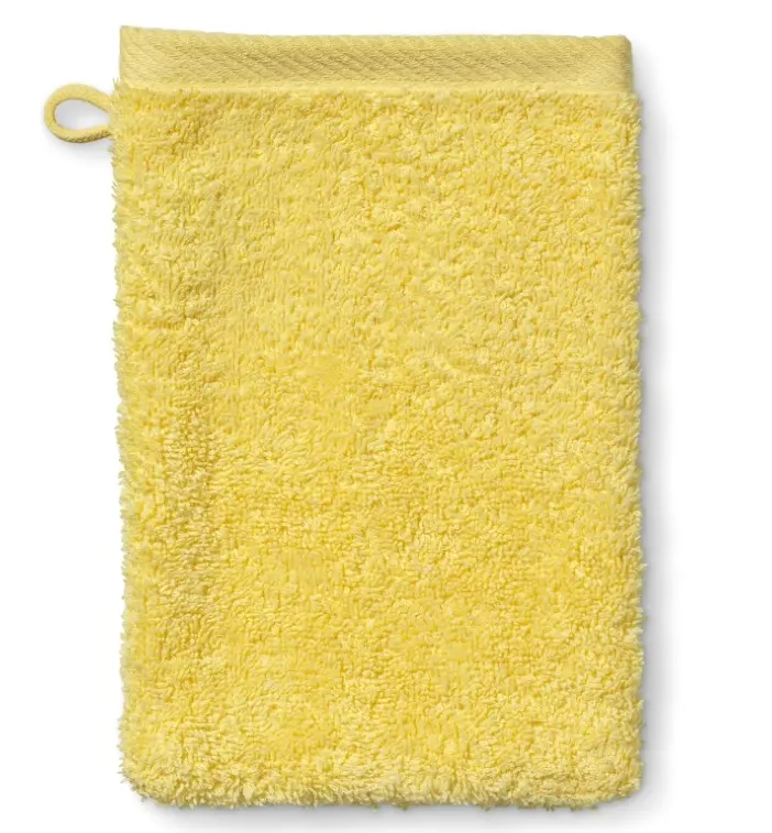 Kela Waschhandschuh Ladessa 15x21 cm Sonnengelb