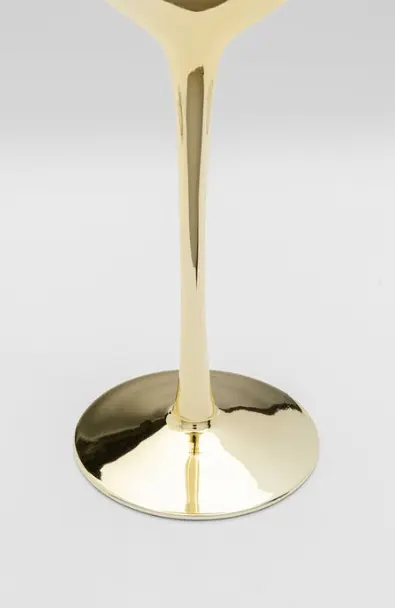 Kare Design Weinglas Diamond Gold 660 ml